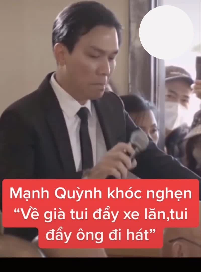 Văn hoá - Clip: Lời chia sẻ khiến nhiều người bật khóc của Mạnh Quỳnh trong tang lễ ca sĩ Phi Nhung (Hình 2).