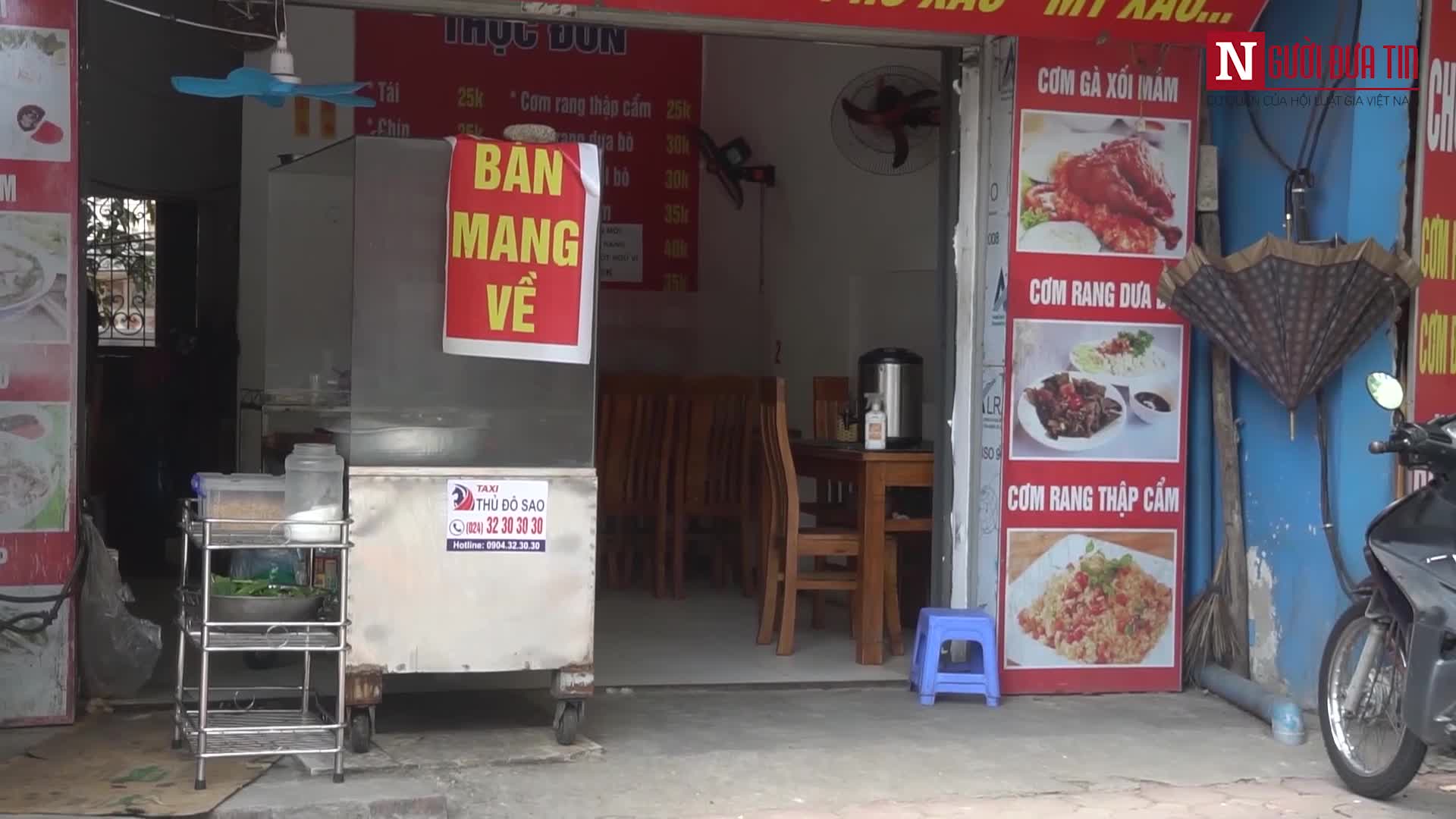 Dân sinh - Hà Nội: Hàng ăn 'vùng xanh' bắt đầu được phép bán mang về