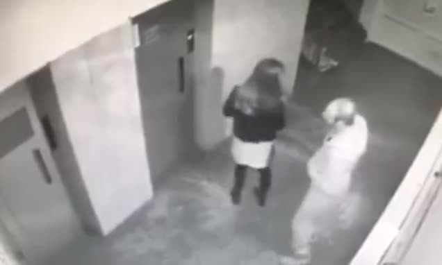Video - Clip: Chờ thang máy, cô gái bị gã đàn ông đấm gục rồi cướp điện thoại