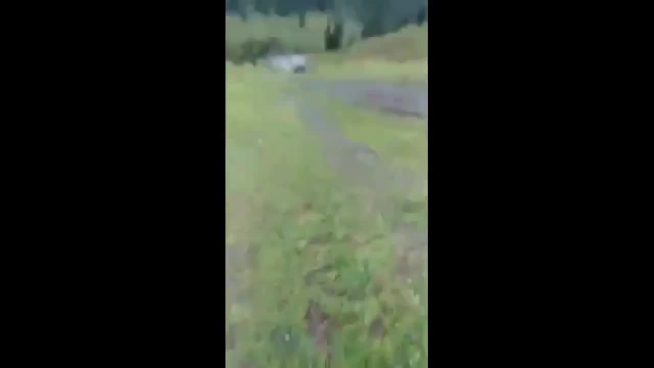 Video - Clip: Xe ô tô tuột dốc, người đàn ông thoát nạn nhờ phản ứng cực nhanh 