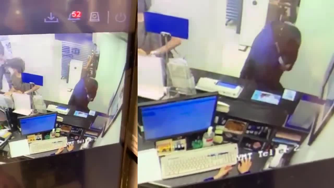 Video - Clip: Cướp ngân hàng bằng súng đồ chơi, cụ ông 73 tuổi nhận kết đắng
