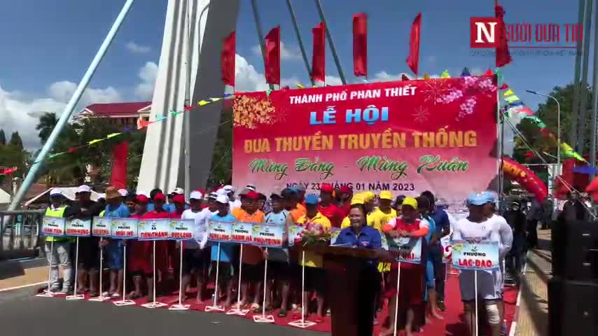 Văn hoá - Bình Thuận: Tưng bừng Lễ hội đua thuyền mừng xuân Quý Mão