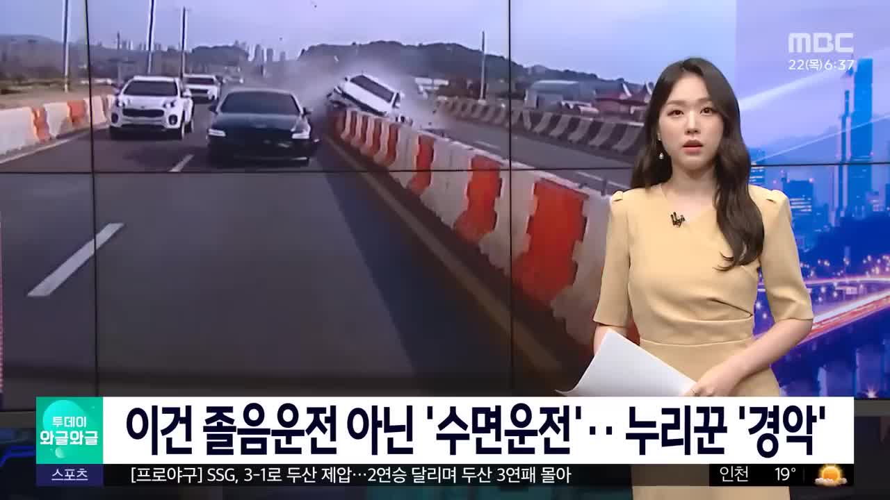 Video - Clip: Buồn ngủ, tài xế đâm trúng nhiều ô tô trên đường cao tốc