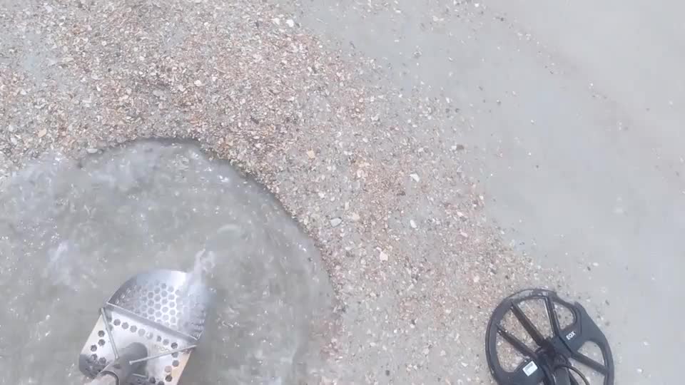 Video - Dò kim loại, người đàn ông tìm thấy nhẫn kim cương trên bãi biển