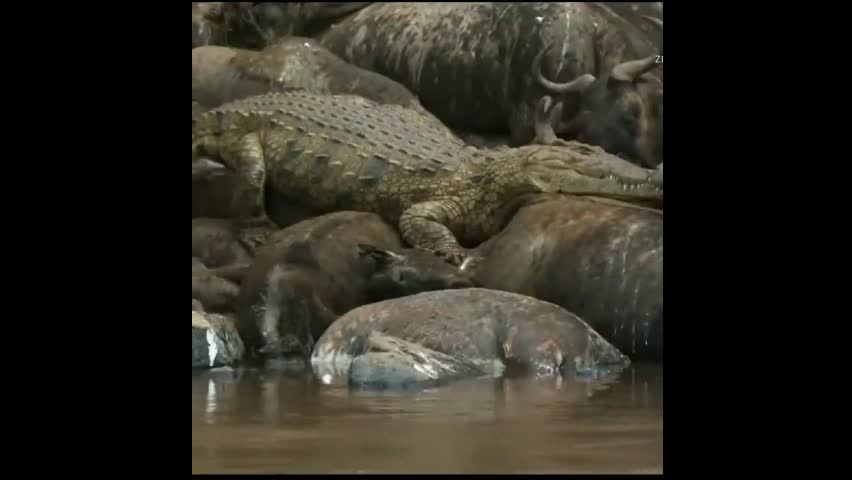 Video - Clip: Cá sấu tóm gọn kền kền nhờ màn ngụy trang không tưởng