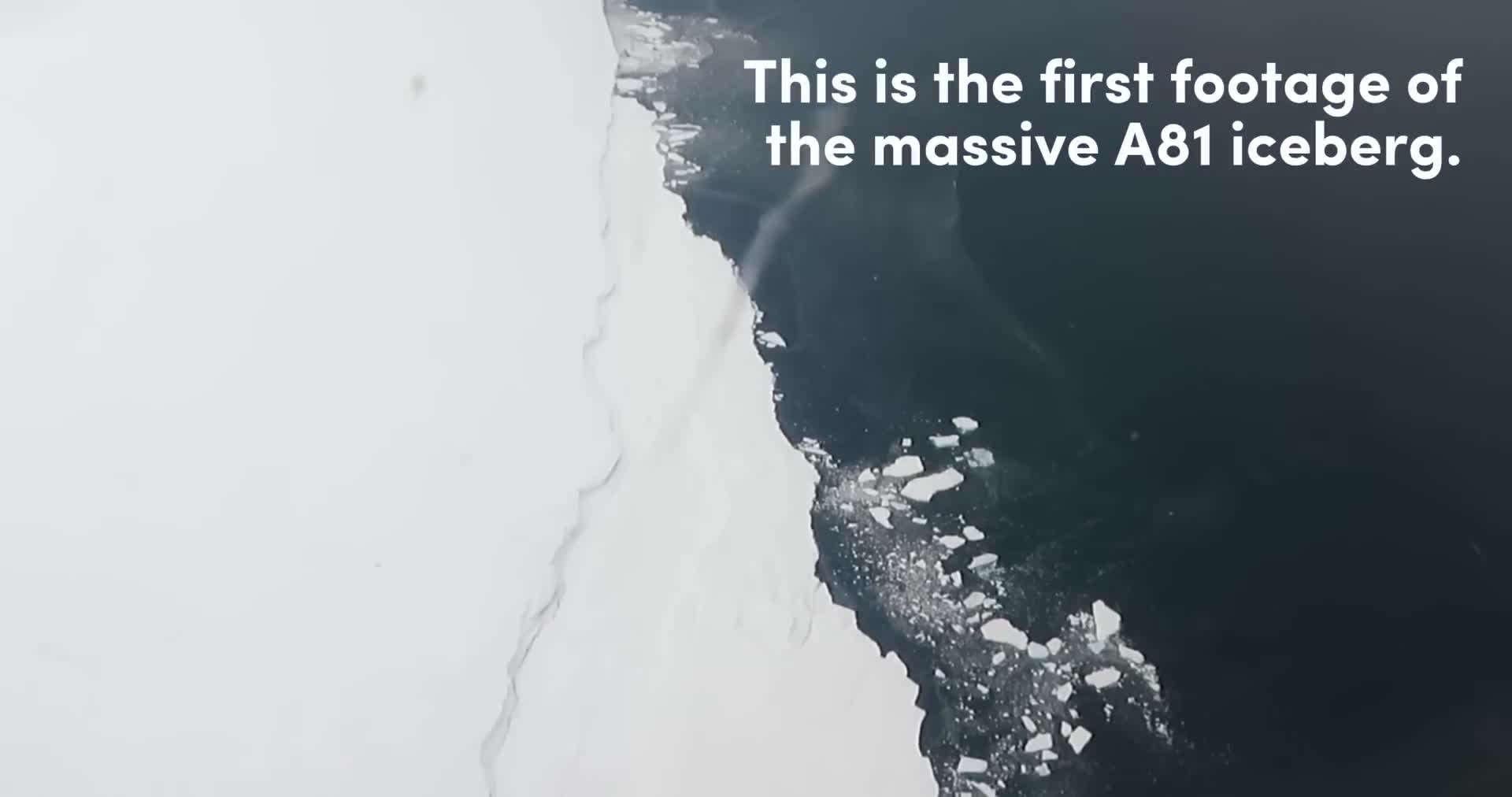 Đời sống - Cảnh quay trên không đầu tiên về tảng băng trôi lớn hơn cả Los Angeles mới tách khỏi Nam Cực (Hình 2).