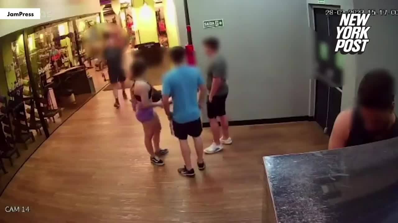 Video - Clip: Cô gái bị nam cảnh sát đấm giữa phòng tập gym và lý do bất ngờ