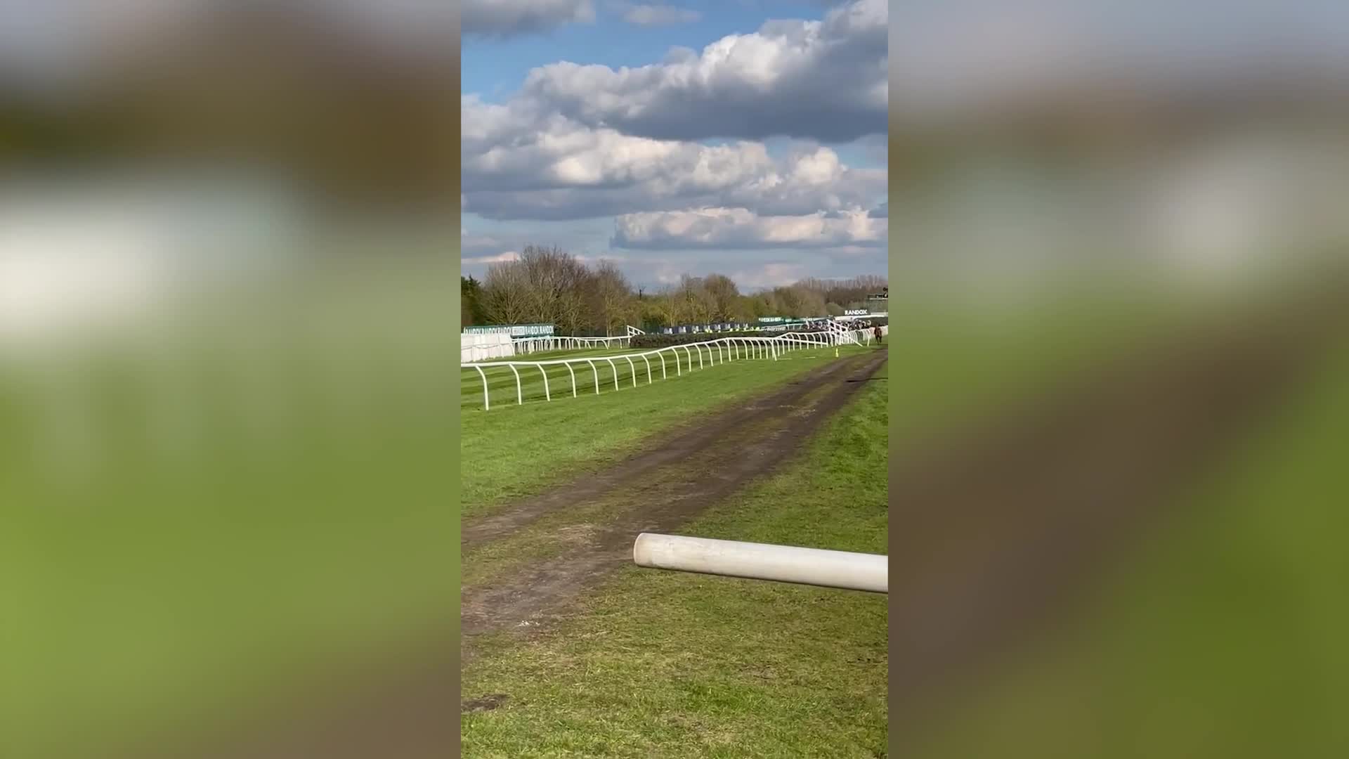 Video - Clip: Ngựa chạy mất kiểm soát trượt ngã lao vào người phụ nữ