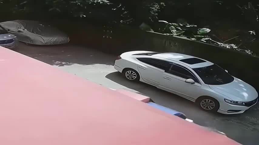 Video - Clip: Mở cửa xe không quan sát, cô gái nhận ngay kết đắng