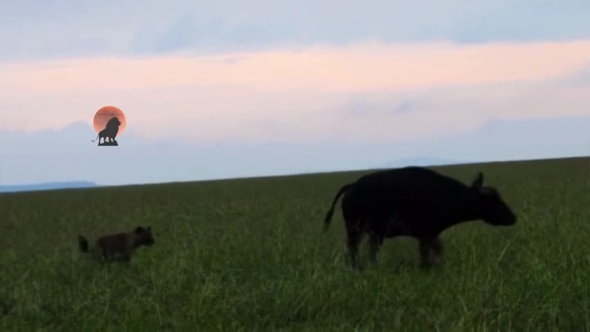 Video - Clip: Kịch tính trâu mẹ đối đầu linh cẩu bảo vệ con mới sinh