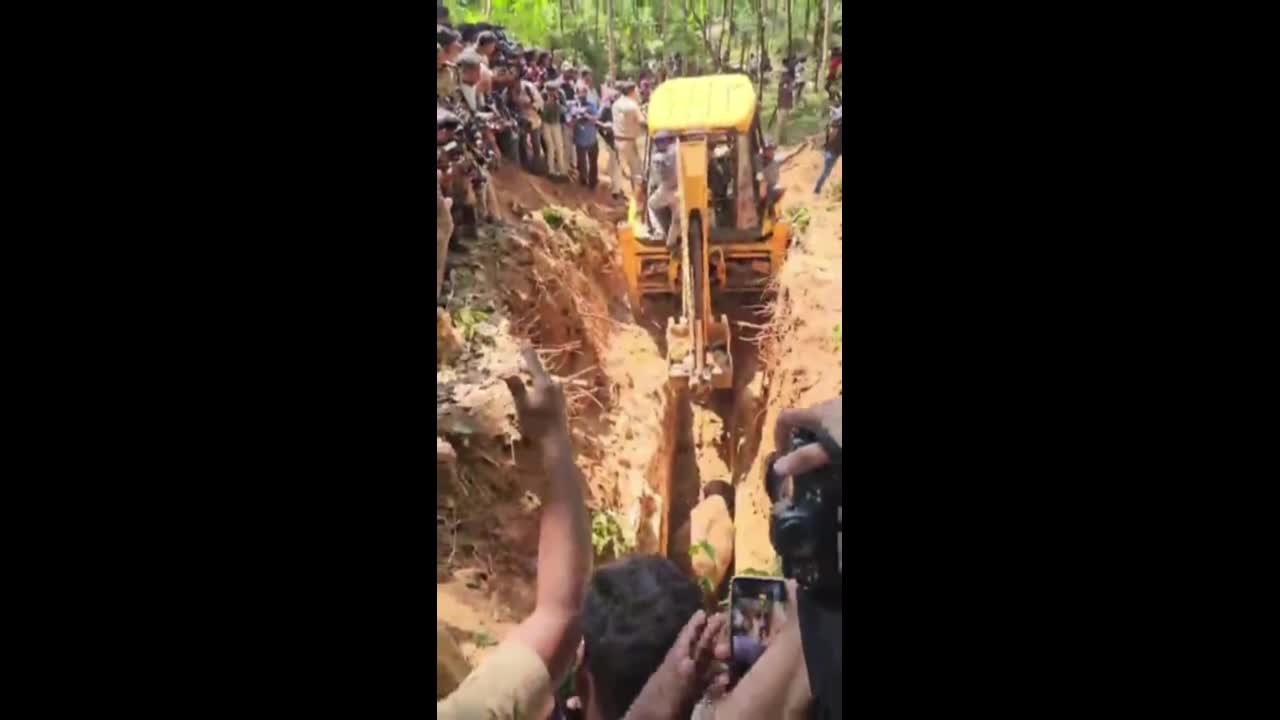 Video - Clip: Giải cứu voi con rơi xuống giếng sâu hơn 7m
