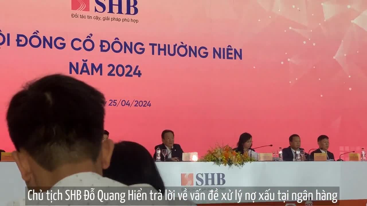 Tài chính - Ngân hàng - Chủ tịch SHB Đỗ Quang Hiển: Quyết đưa nợ xấu về dưới 2%