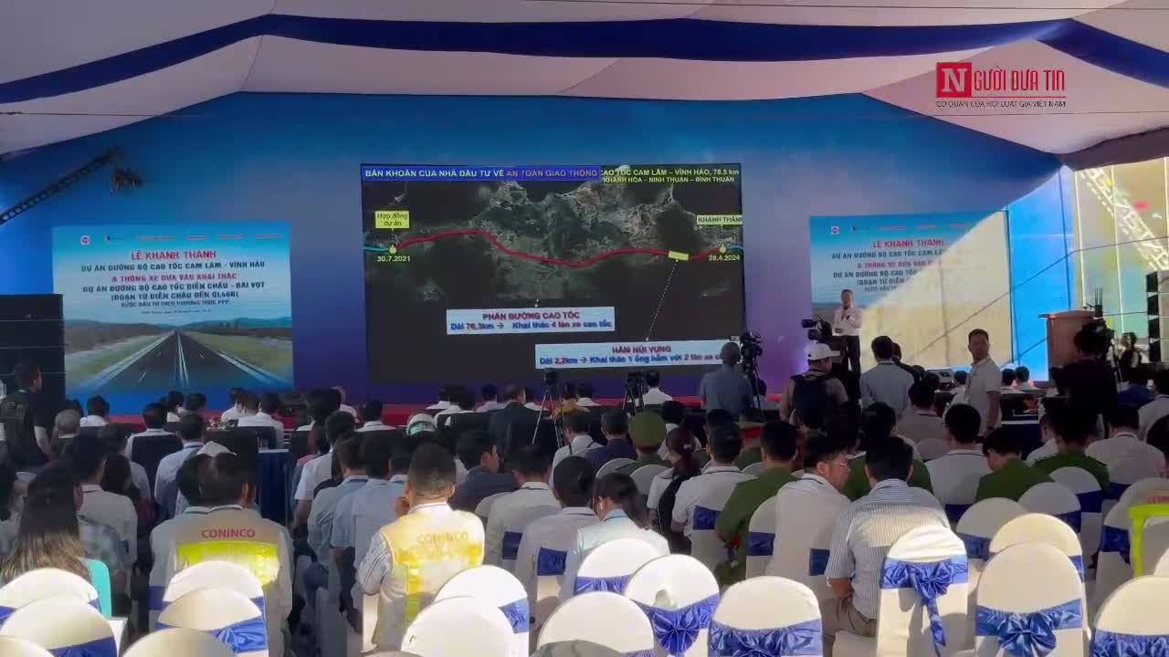 Sự kiện - Thủ tướng cắt băng khánh thành dự án đường bộ cao tốc Cam Lâm–Vĩnh Hảo