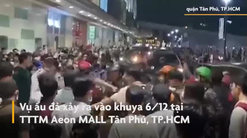 Khẩn trương làm rõ vụ hỗn chiến tại AEON Tân Phú