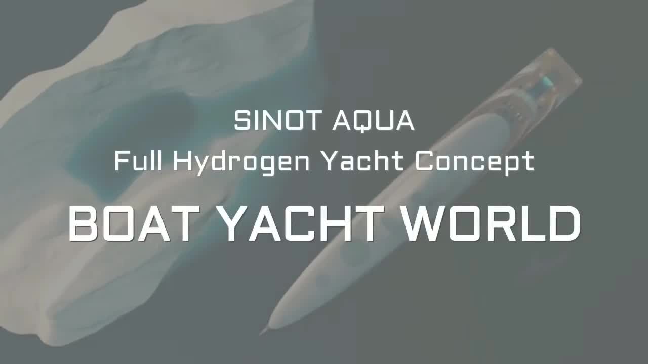 Clip Cận cảnh siêu du thuyền nghìn tỷ chạy bằng hydro đầu tiên trên thế giới