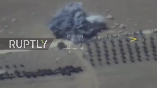 Syria- Russian Aerospace Forces airstrikes on IS targets in Deir Ezzor