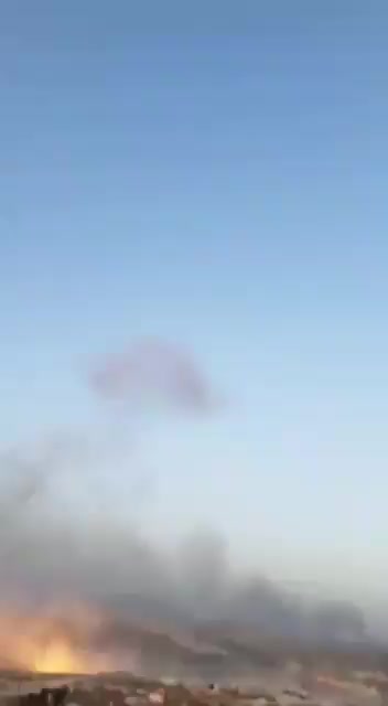 SwankyStas on Twitter- -Кадры нанесения авиационного удара ВКС РФ по объекту незаконных вооруженных формирований на окраине Баб 