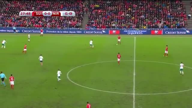 Highlights: Thụy Sỹ 0-0 Bắc Ireland (Play-off World Cup 2018)