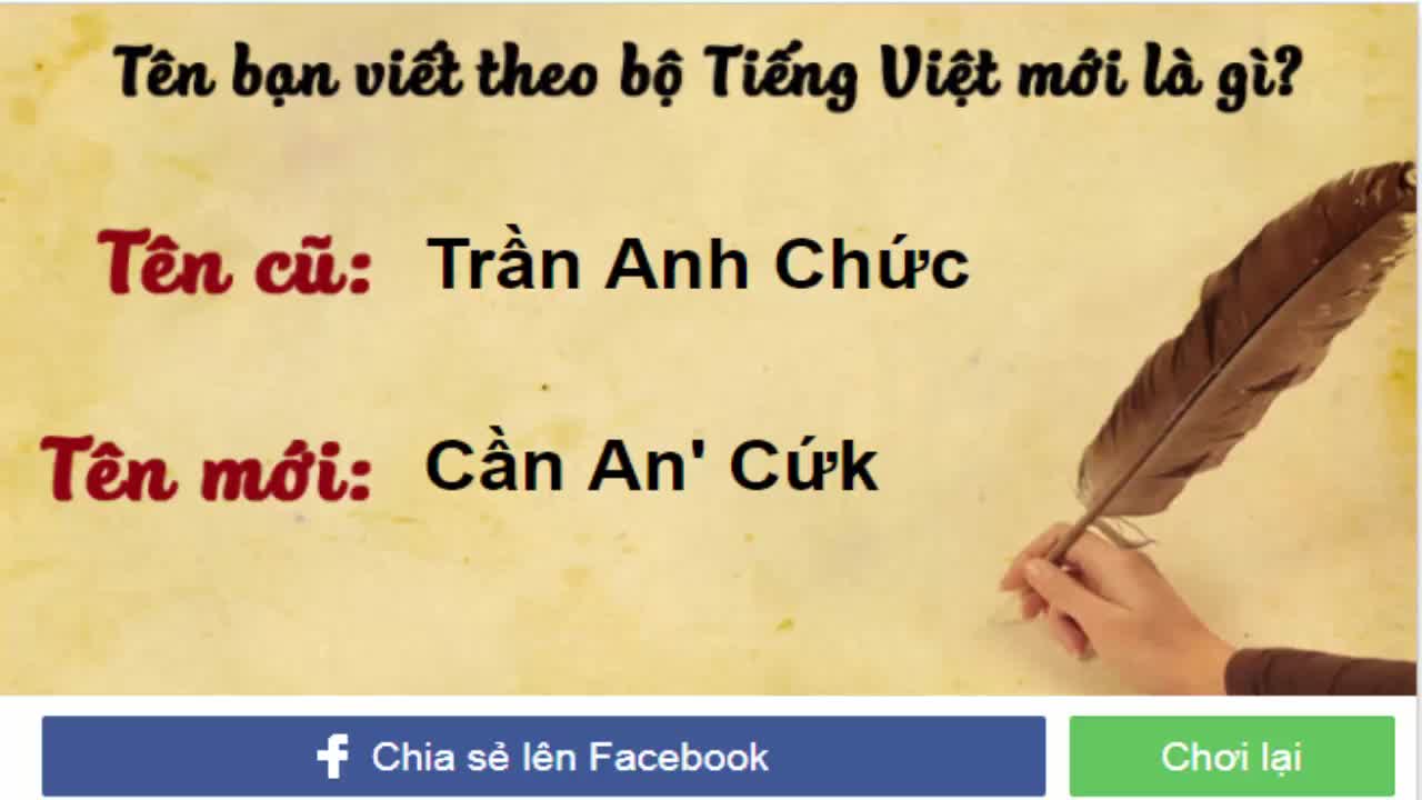 Clip: Những cái tên bi hài khi được đổi sang tiếng Việt mới