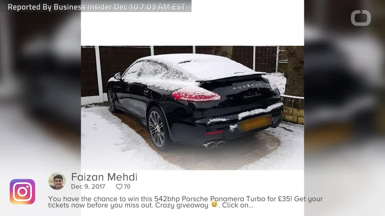 Chàng thanh niên 18 tuổi rao bán xe Porsche giá 130.000 bảng Anh bằng quay xổ số