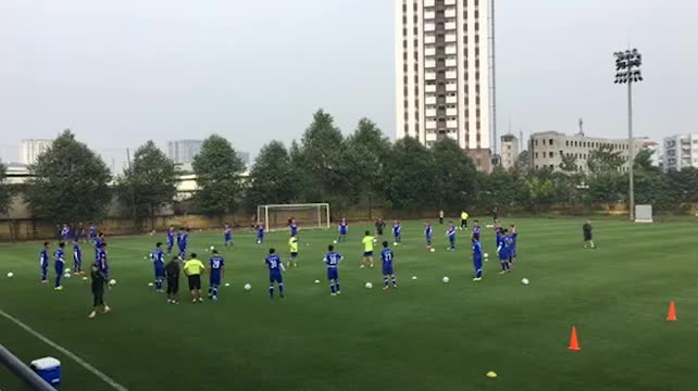 Bài tập di chuyển bóng của U23 Việt Nam cùng HLV Park Hang-seo 