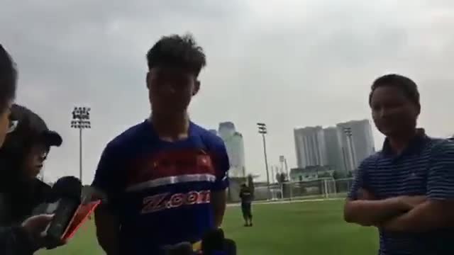 Clip: Phỏng vấn tiền vệ Duy Mạnh đội tuyển U23 Việt Nam