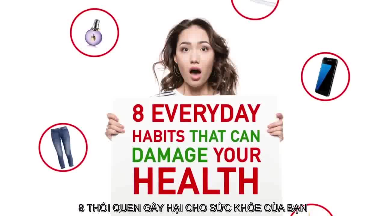 8 Thói quen gây hại cho sức khỏe 