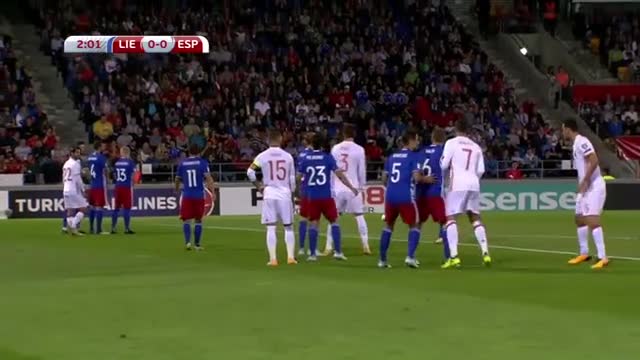 Highlights: Liechtenstein 0-8 Tay Ban Nha