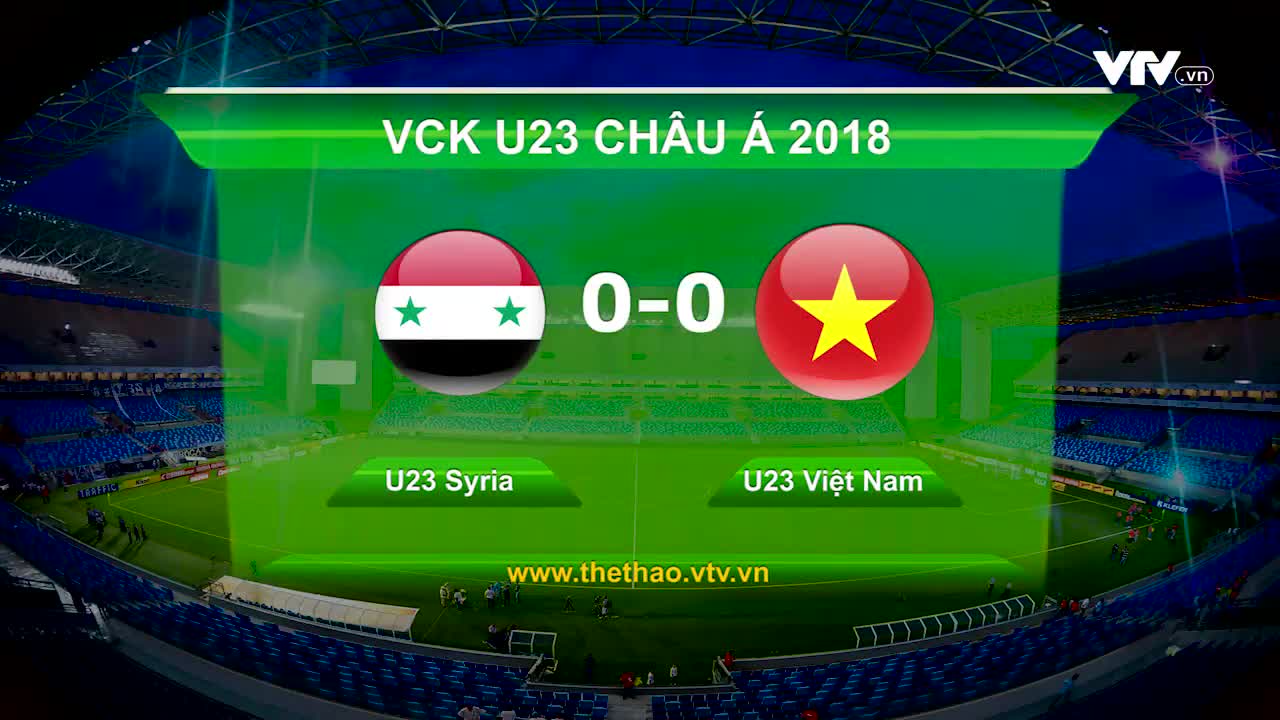Highlights U23 Việt Nam 0-0 U23 Syria