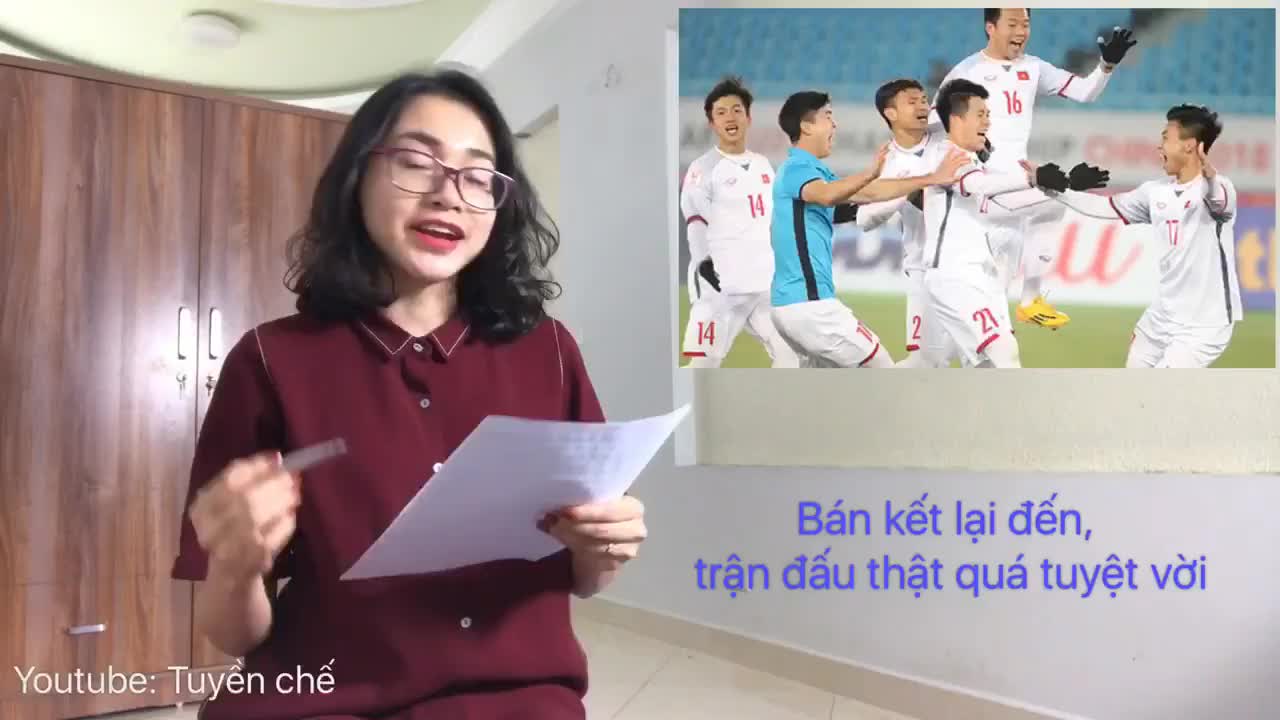 Thánh chế Thanh Tuyền tung bản nhạc chế mừng U23 Việt Nam vào chung kết