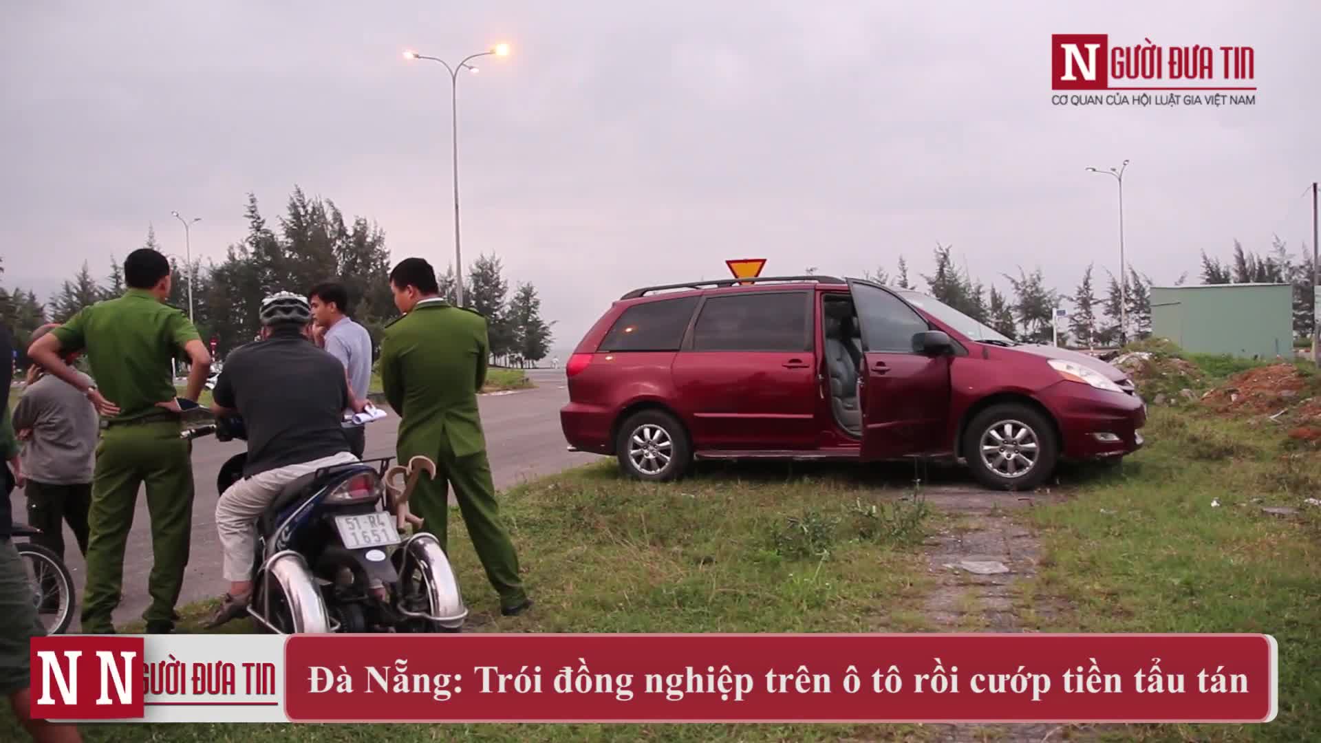 Đà Nẵng: Trói đồng nghiệp trên ô tô rồi cướp tiền tẩu tán