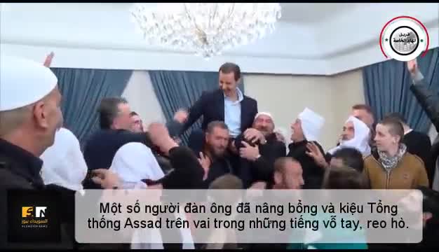 Người dân Syria kiệu tổng thống ăn mừng giải phóng khỏi IS