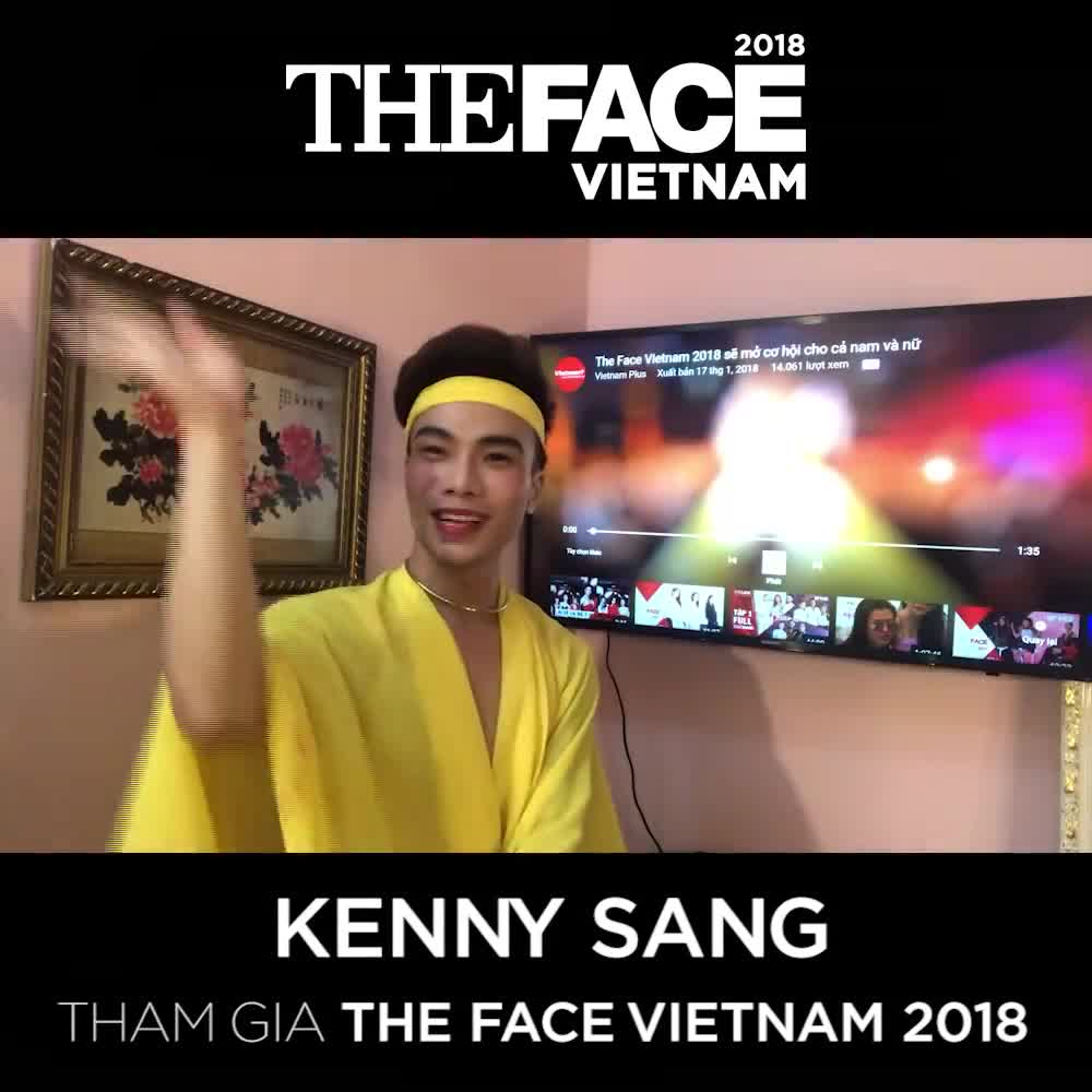 Thánh nổ Kenny Sang bất ngờ tung clip dự thi The Face 2018