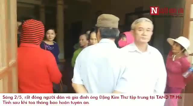 Video người dân đại náo Tòa án Thành phố Hà Tĩnh