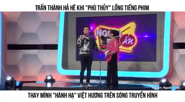  Trấn Thành hả hê khi Việt Hương bị hành hạ trên sóng truyền hình