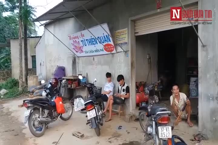 Câu chuyện của người đàn ông sửa xe miễn phí ở Nghệ An