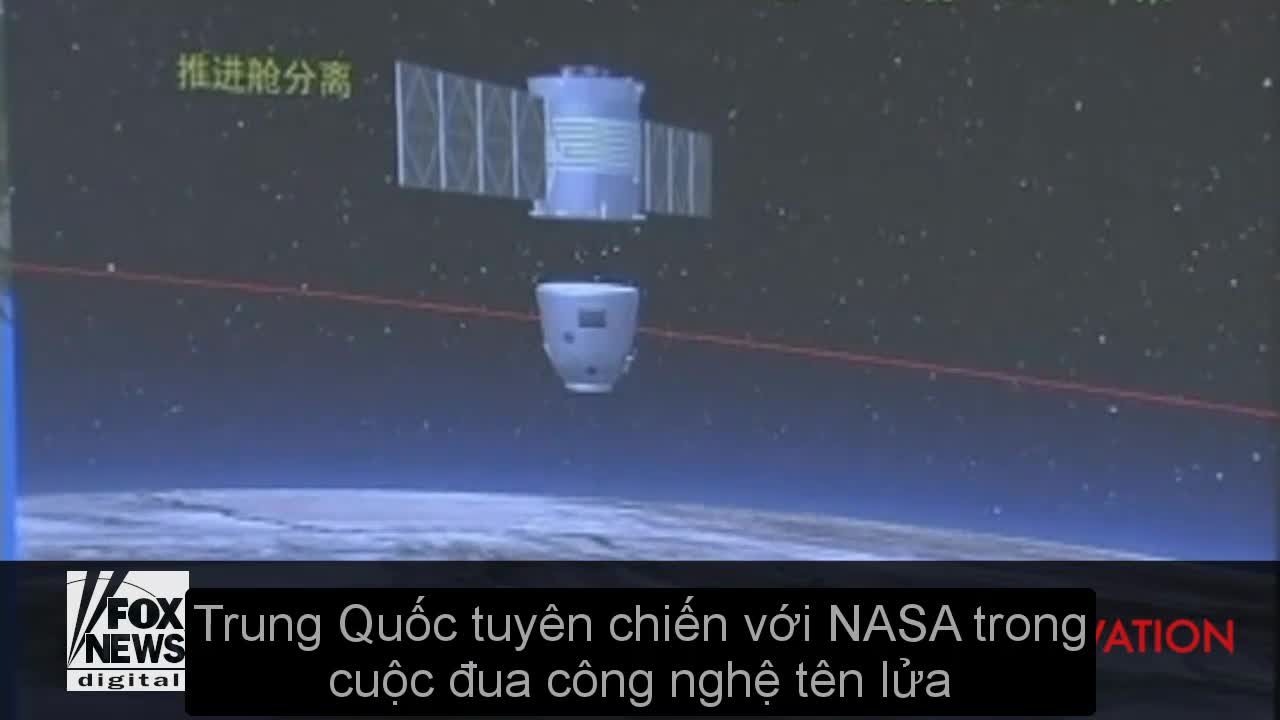 Trung quốc tuyên chiến với NASA trong cuộc đua công nghệ vũ trụ