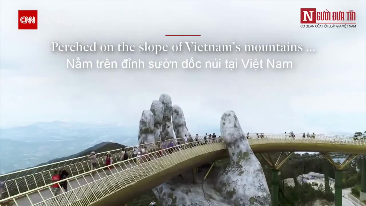 Clip: Báo nước ngoài nói gì về cây cầu Vàng ở Đà Nẵng