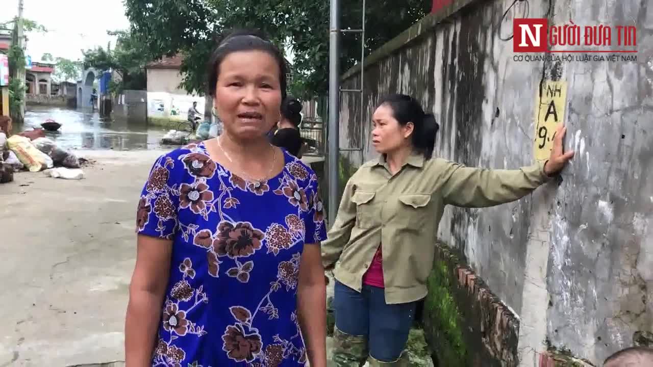 Video phỏng vấn người dân rốn lũ Nam Phương Tiến, Chương Mỹ