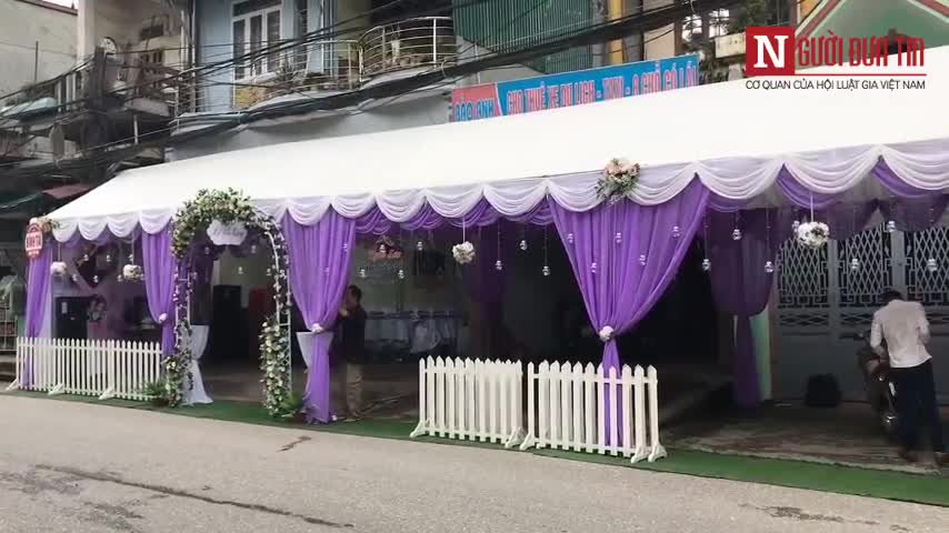 Khung cảnh đám cưới tại gia đình cô dâu 61 tuổi