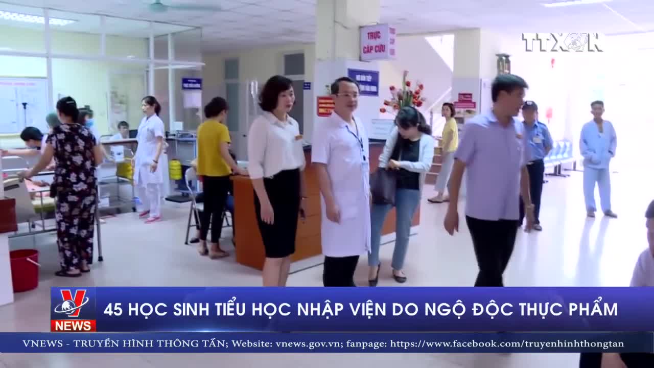 Ngộ độc thực phẩm, 45 học sinh trường tiểu học Ninh Xá (Bắc Ninh) phải nhập viện