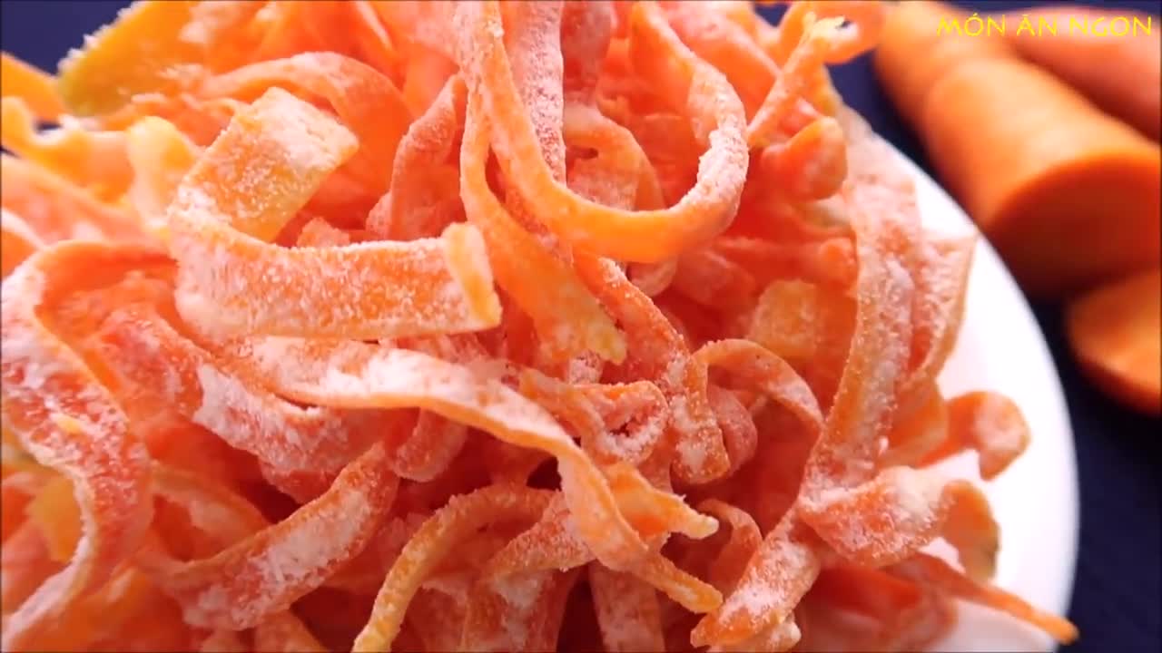 Cách làm mứt cà rốt thơm ngon đẹp mắt cho ngày Tết