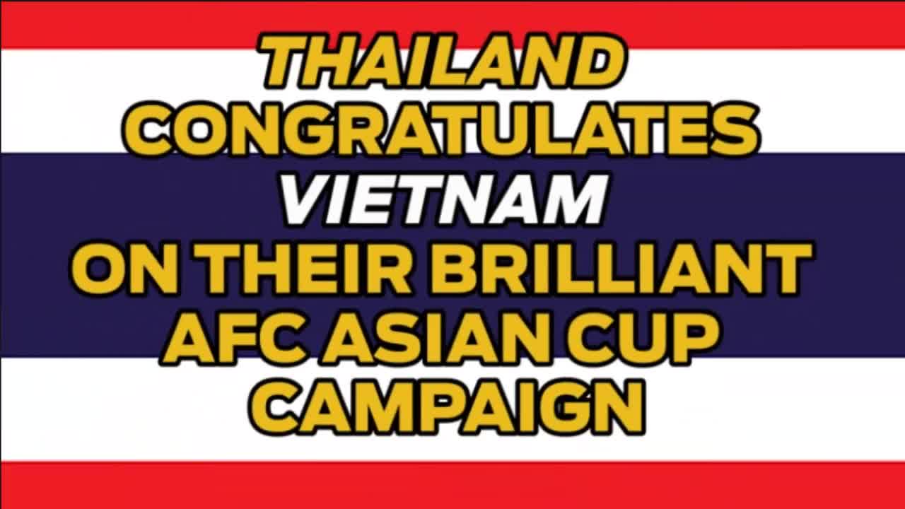 AFC Asian Cup 2019: Thailand backs Vietnam