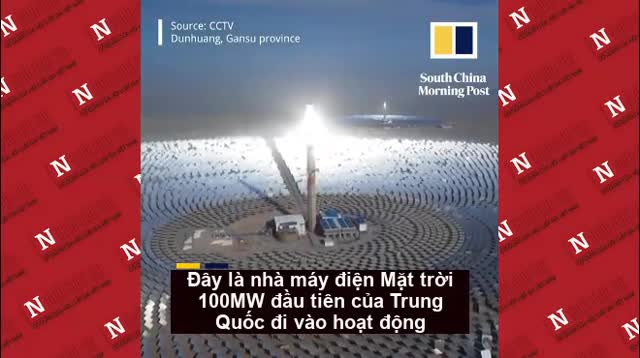 Chiêm ngưỡng nhà máy điện Mặt trời “siêu khủng” tại Trung Quốc