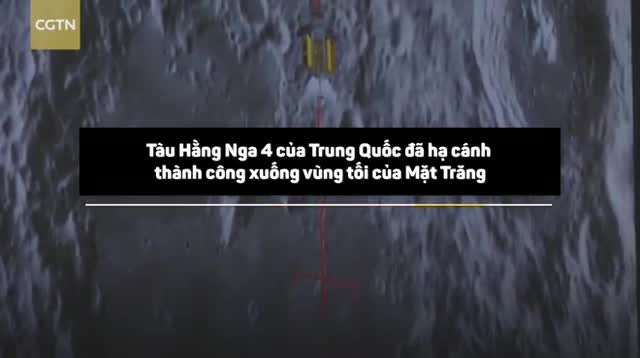 Con người lần đầu tiên khám phá vùng tối Mặt Trăng bởi tàu vũ trụ Trung Quốc