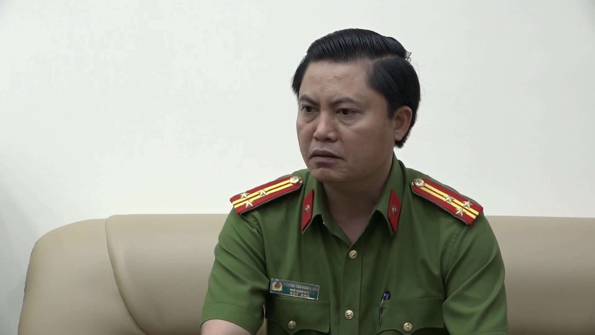 Thượng tá Nguyễn Tiến Hoàng Anh, Phó giám đốc Công an tỉnh, Trưởng ban chuyên án 