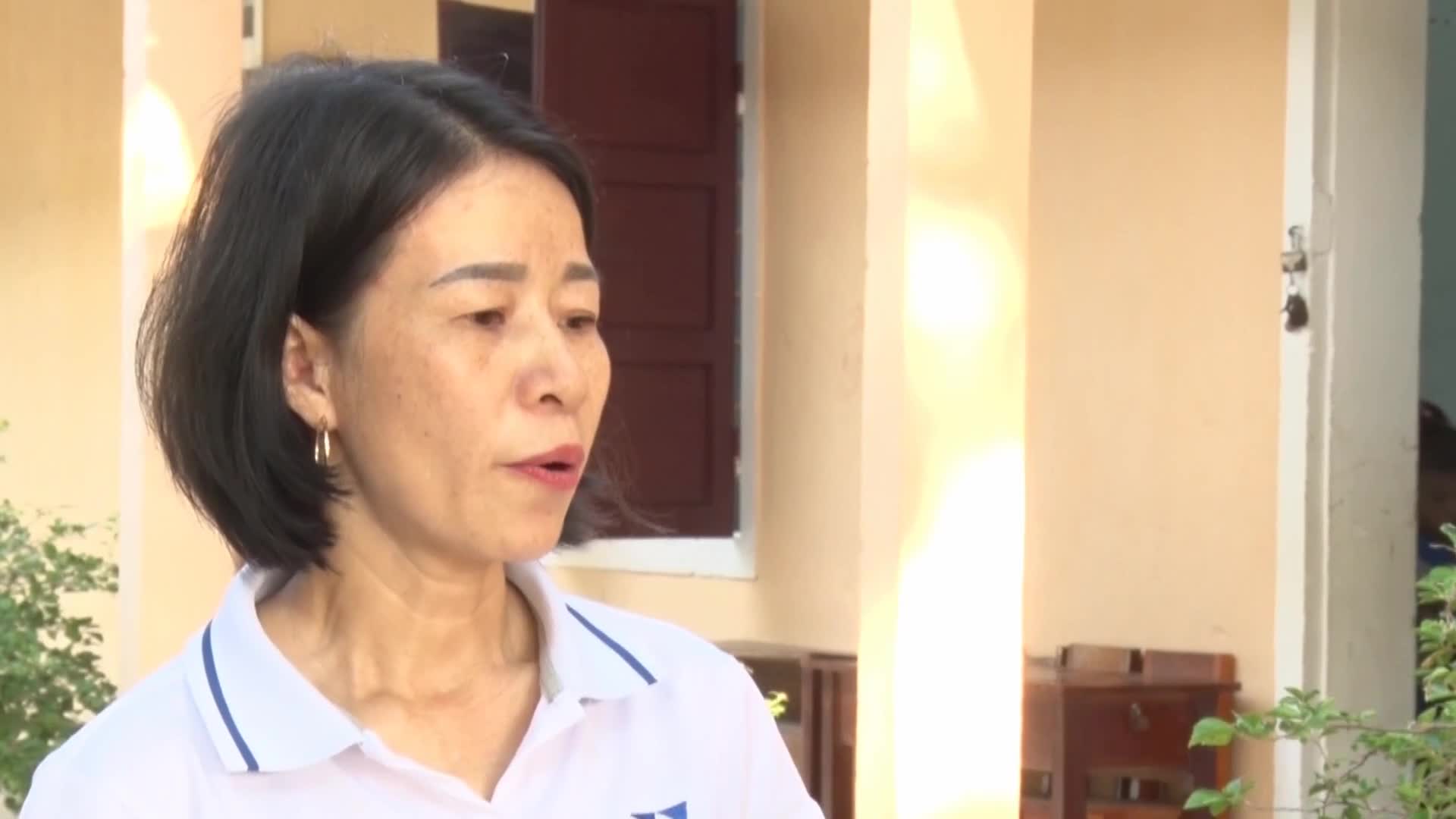Cô Lê Thị Hiền Bích, giáo viên chủ nhiệm lớp 1A 