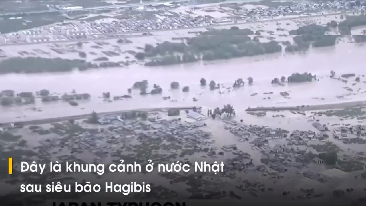 Toàn cảnh Nhật Bản tan tác sau “siêu bão thế kỷ” Hagibis