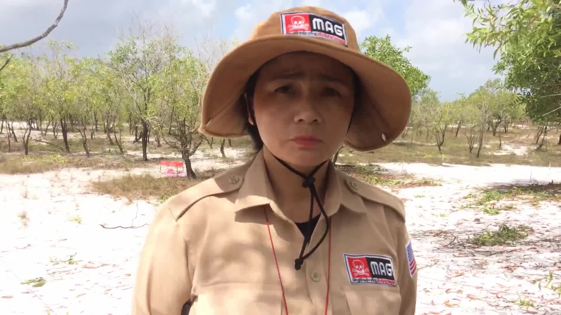 Chị Lê Thị Bích Ngọc (41 tuổi), đội trưởng đội MAT19 