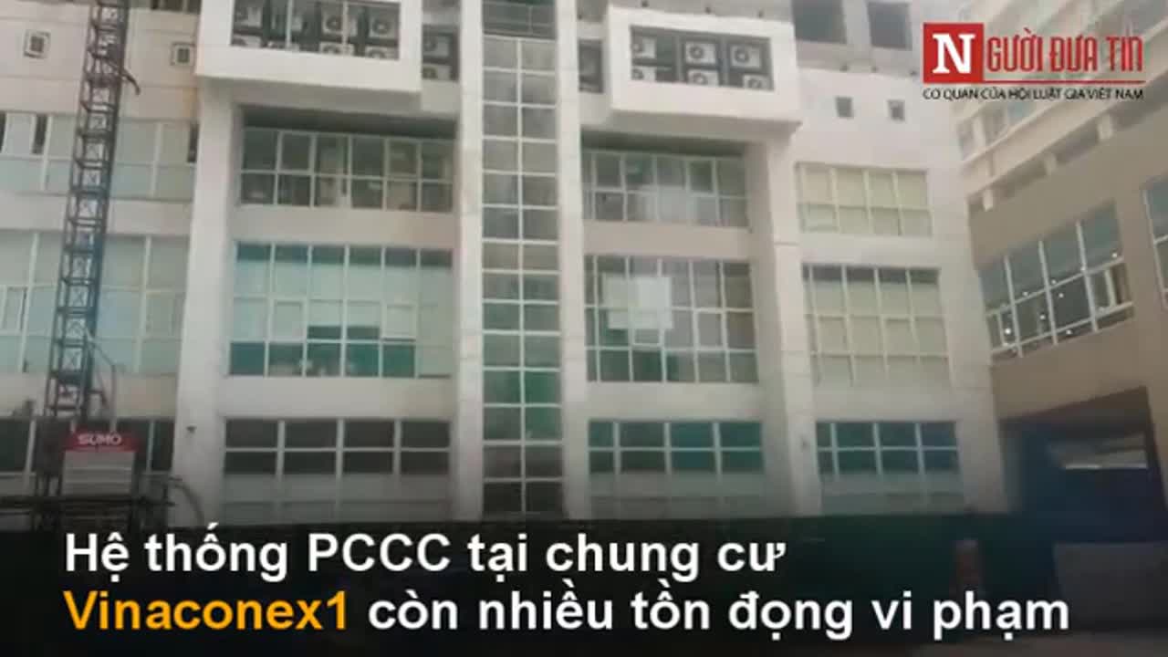 Dân kêu cứu về PCCC, nhân viên Vinaconex 1 chửi bới xúc phạm phóng viên